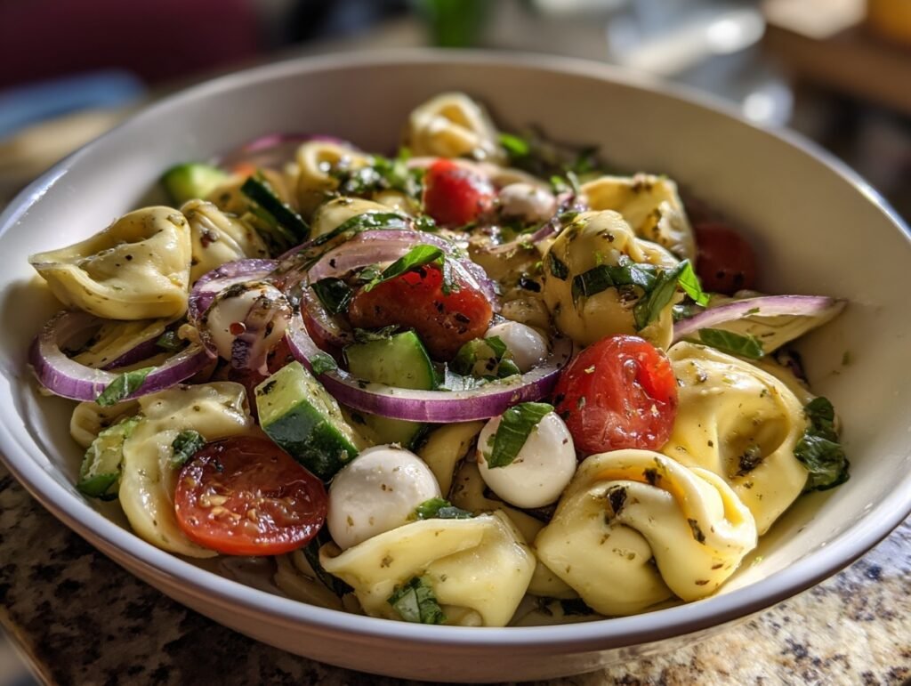 Cheese Tortellini Picnic Salad