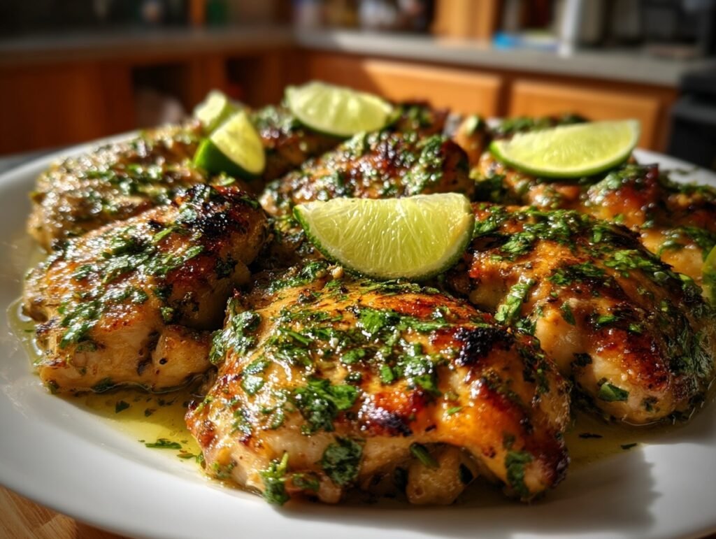 Cilantro Lime Chicken Tacos