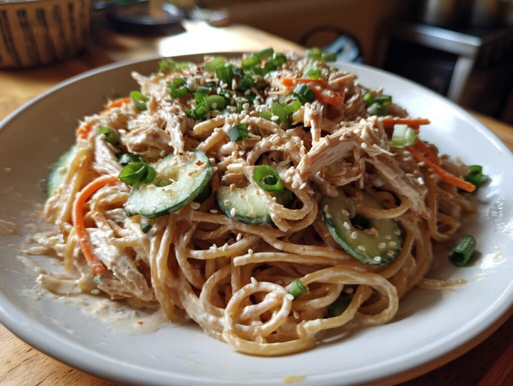 Cold Sesame Noodles Meal Prep