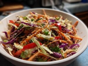Crunchy Sesame Ginger Slaw