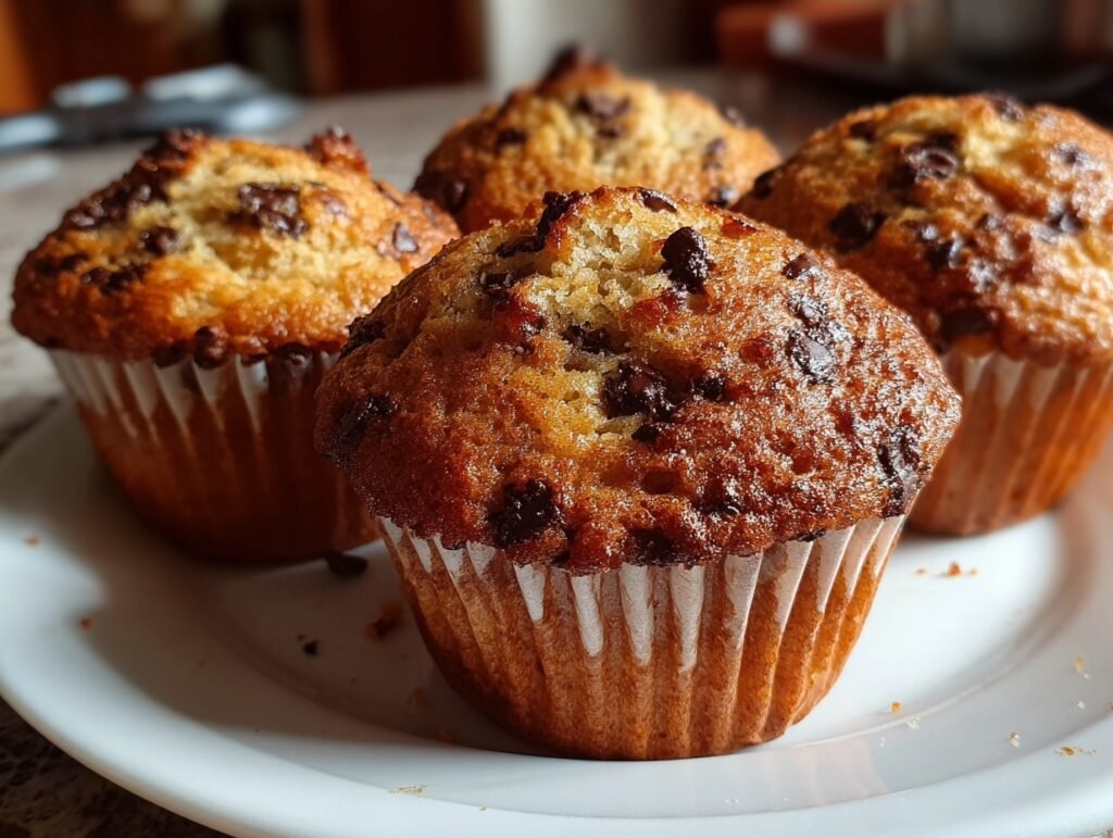 Freezer Banana Chocolate Chip Muffins