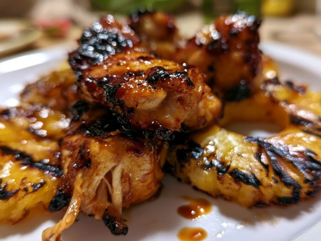 Grilled Pineapple Teriyaki Chicken