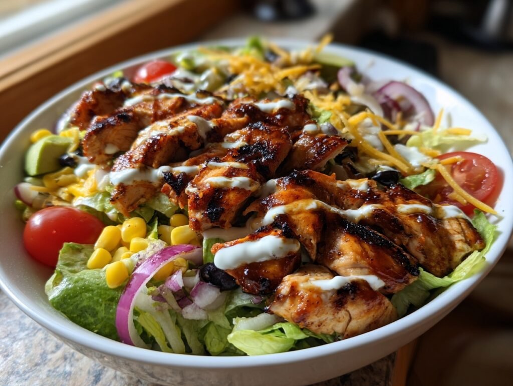Protein Packed BBQ Chicken Salad