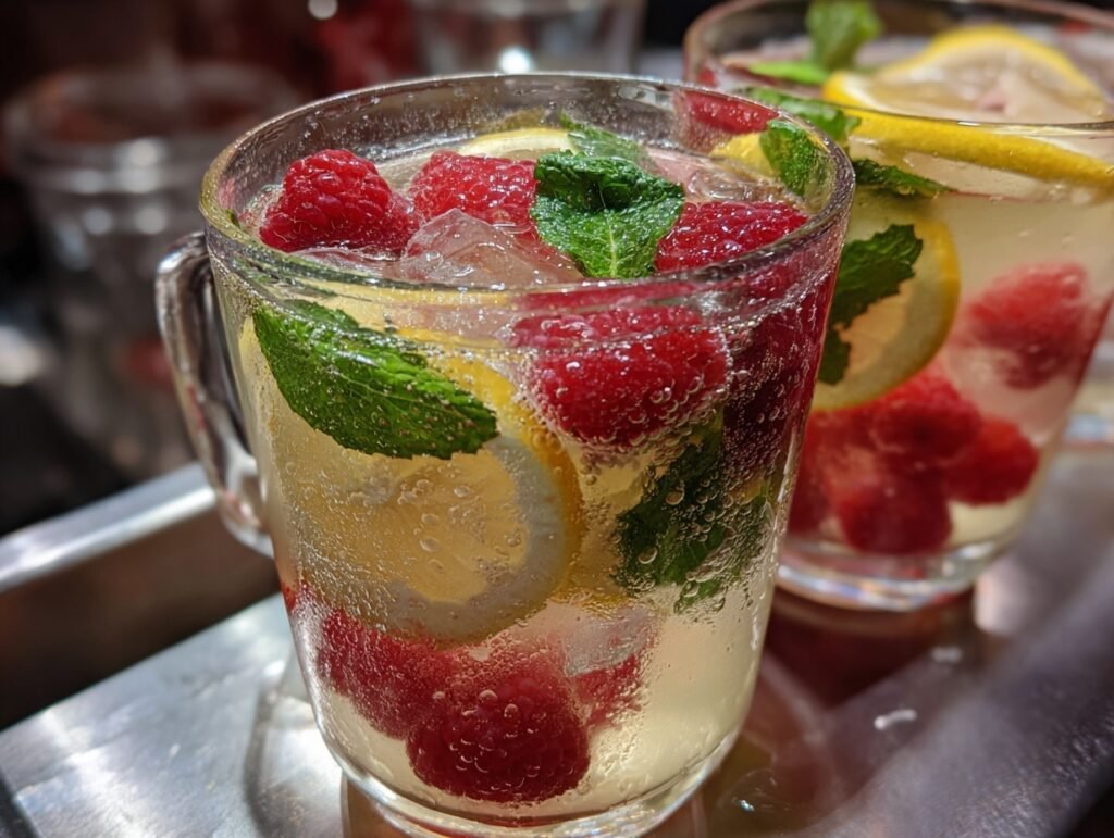 Raspberry Lemonade Pitcher