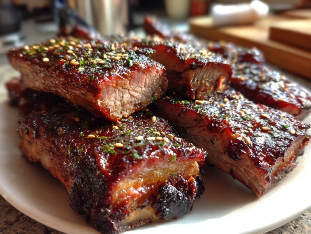 Smoky Grilled Beef Ribs