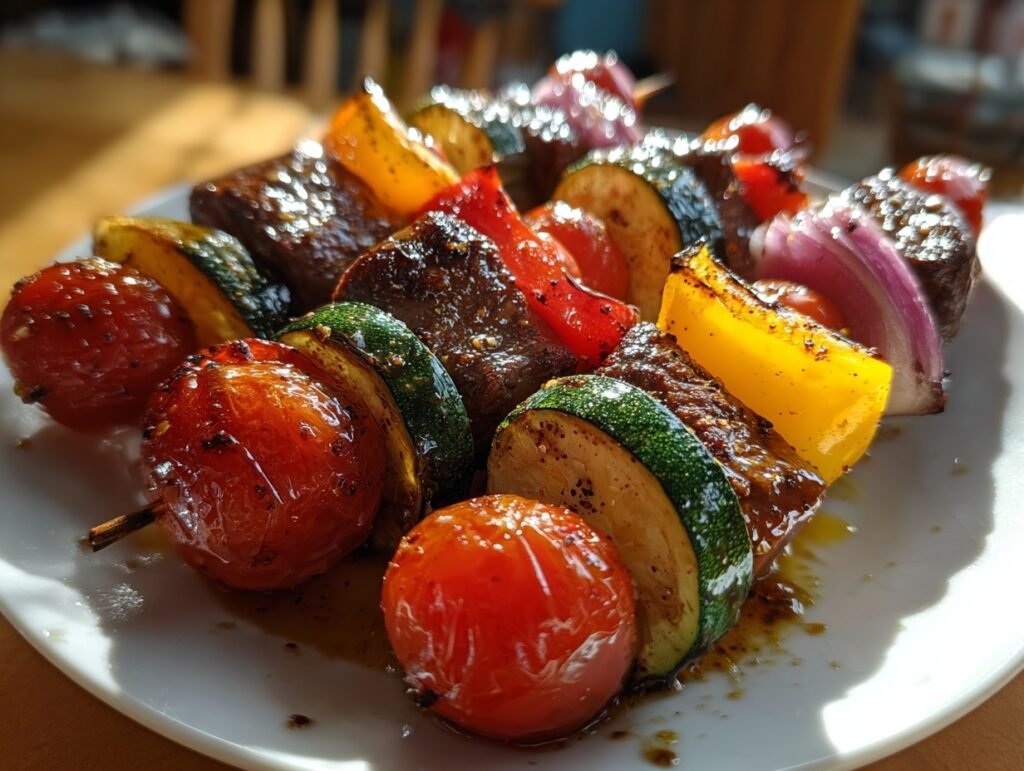 Smoky Grilled Veggie Kabobs
