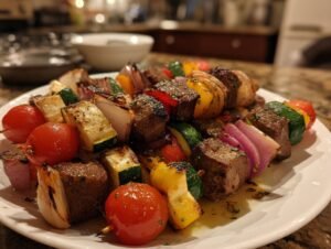 Smoky Grilled Veggie Kabobs