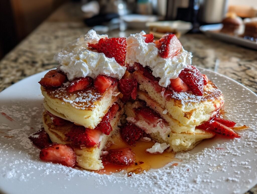 Strawberry Shortcake Pancakes