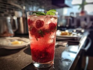 Tart Raspberry Lemonade